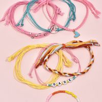All-match Trendy Colored Braided Bracelet sku image 1