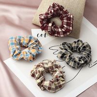 New Mesh Fashion  Plush Color Matching Hair Scrunchies main image 2