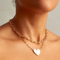 Exaggerated Gold Thick Chain Punk Hip-hop Fashion Necklace main image 3