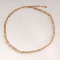 Exaggerated Gold Thick Chain Punk Hip-hop Fashion Necklace main image 4