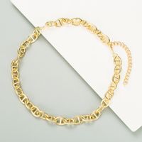 Exaggerated Gold Thick Chain Punk Hip-hop Fashion Necklace main image 5