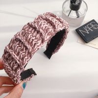 Korean  Color Matching New Wool  Handmade Headband main image 6