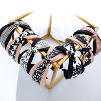 High-end Letter Printed Fabric Headband Wholesale main image 6