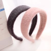 Woolen Fabric Cloth Wide-brimmed Headband main image 5