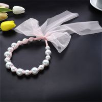 Perlenstirnband Mit Koreanischem Schleifenband main image 4