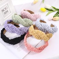 New Korean  Fashion Cross-twist Braid Headband main image 3