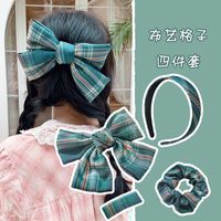 Jk Series Headwear Bow Hairpin Latticehair Rope Headband Set sku image 56