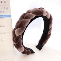 Elegant Simple Style Solid Color Cloth Hair Band sku image 3