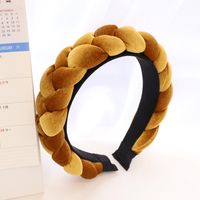 Elegant Simple Style Solid Color Cloth Hair Band sku image 8