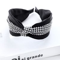 High-end Letter Printed Fabric Headband Wholesale sku image 4