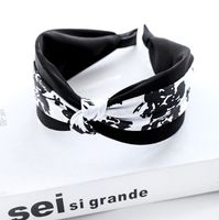 High-end Letter Printed Fabric Headband Wholesale sku image 7