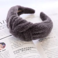 Woolen Mink Knotted Headband sku image 1