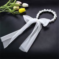 Perlenstirnband Mit Koreanischem Schleifenband sku image 4