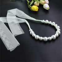 Perlenstirnband Mit Koreanischem Schleifenband sku image 5