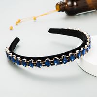 Fashion Flannel Full Rhinestone  Baroque All-match Headband sku image 3