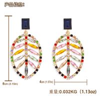 Colorful Crystal Zircon Diamond Earrings main image 5