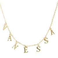Alloy Letter Necklace main image 6