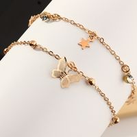 Creative Simple Star Butterfly Anklet Set main image 3