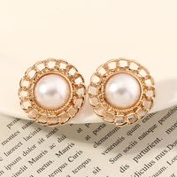Fashion Golden Pearl Earrings main image 3