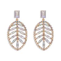 Colorful Crystal Zircon Diamond Earrings sku image 3