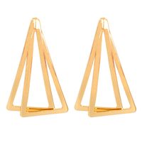 Alloy Triangle Long Earrings sku image 1