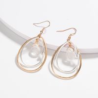 Simple Irregular Natural Stone Earrings main image 3