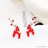 Christmas Fashion Diamond Earrings main image 5