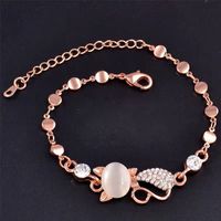 Korean Fashion Sweet Flash Diamond Cute  Bracelet sku image 1