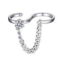 S-shaped Flashing Diamond  Ring main image 6
