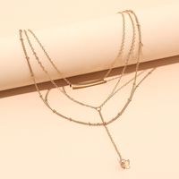 Multi-layer  Fashion Tassel  Necklace main image 4