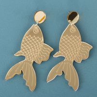 New Acrylic Plate Fish Earrings main image 5