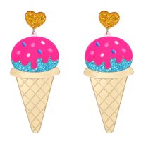 Cone Exaggerated Ice Cream Earrings main image 1