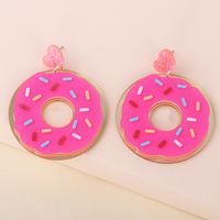 Exaggerated Cute Donut Food Long Earrings main image 6