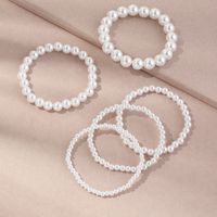 Fashion Stretch Line Multi-layer Imitation Pearls Bracelet main image 5