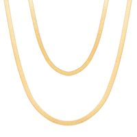Multilayer  Creative Retro Personality Golden Alloy  Necklace main image 6