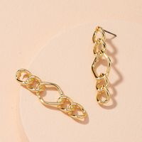 Retro Metal Chain Punk Exaggerated Earrings main image 5