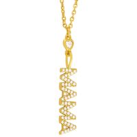 Fashion  Inlaid Zircon Necklace sku image 2