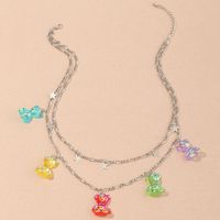 Fashion  Transparent Resin Necklace sku image 1