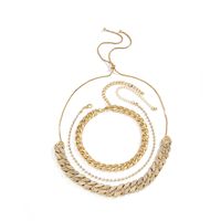 Wholesale Jewelry Simple Style Geometric Iron Plating Necklace sku image 1