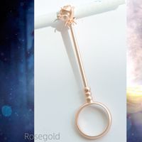 Retro Rose Gold Matt Gold Smoking Ring Adjustable Thin Cigarette Cigarette Holder Rings sku image 2