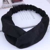 Korean Fashion All-match Solid Color Sports Headband main image 2