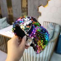 Hot Selling New Sequins Knotted Headband Super Flash Headband Wholesale sku image 5