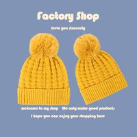 Korean Fashion Knitted Solid Color Casual Hat main image 4