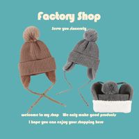 Korean Fashion Warm Woolen Solid Color Knitted Hat main image 4