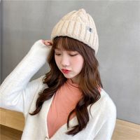 Korean Woolen Cotton All-match Warm Knitted Hat main image 3