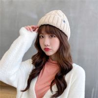 Korean Woolen Cotton All-match Warm Knitted Hat main image 4