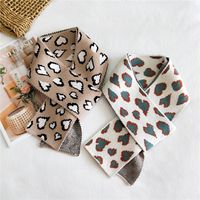 Korean Double-sided Warm Knitted Wool Scarf main image 4
