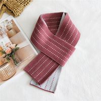 Korean Double-sided Warm Knitted Wool Scarf sku image 27