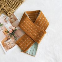 Korean Double-sided Warm Knitted Wool Scarf sku image 31