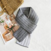 Korean Double-sided Warm Knitted Wool Scarf sku image 33